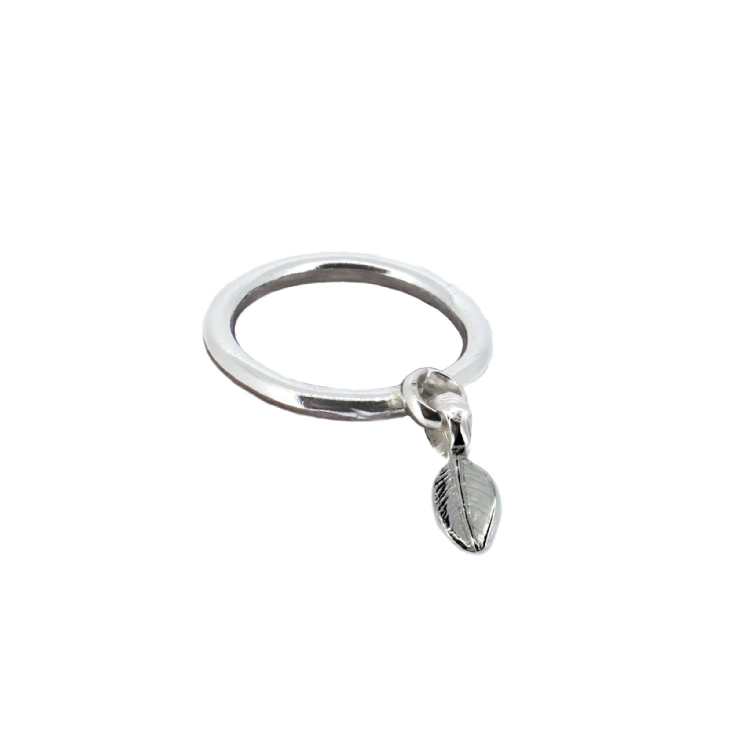 Leaf Dangle Ring
