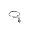 Anillo colgante de hoja