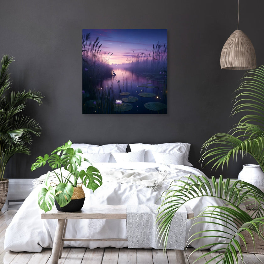 Twilight Wetland Canvas