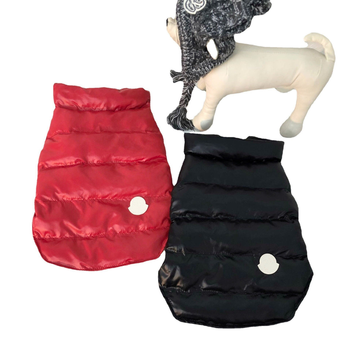 Chaleco de algodón cálido y grueso para mascotas con triángulo invertido de moda