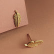 Goldblatt-Ohrstecker