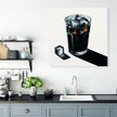 Abstract Clarity Cold Brew Canvas
