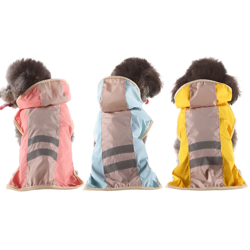 Chubasquero reflectante para perros ropa para mascotas