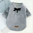 Pet Dog Clothes Cotton Cute Bow Tie T-shirt Clothing