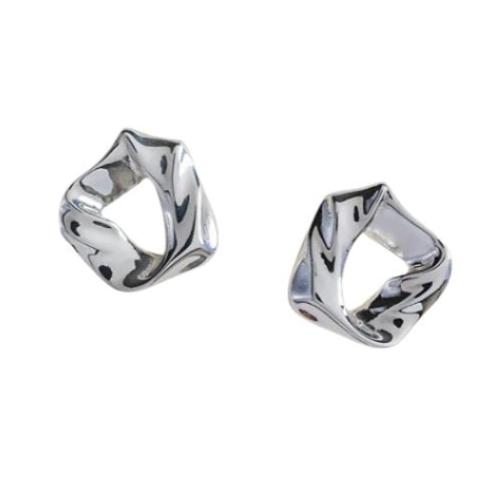 Textile Twist Ohrringe aus Sterlingsilber