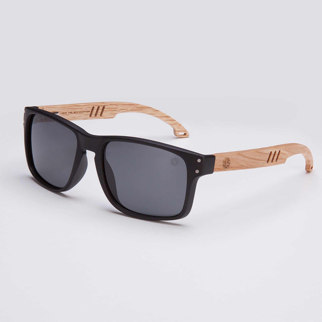 Bells Beach – Mens Polarised Sunglasses with Real Wood Arms