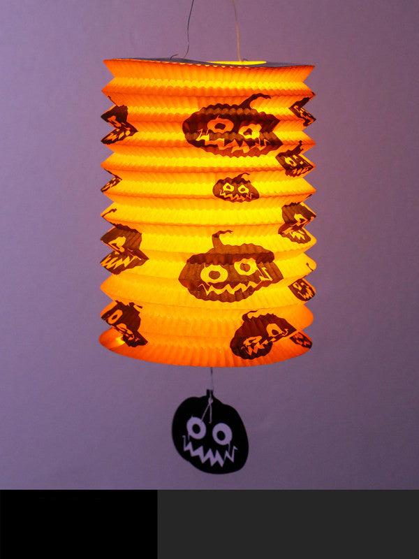 Linterna de órgano de Halloween, calabaza, linterna de papel, suministros para festivales, decoración para fiestas, manualidades, regalo, farolillo DIY
