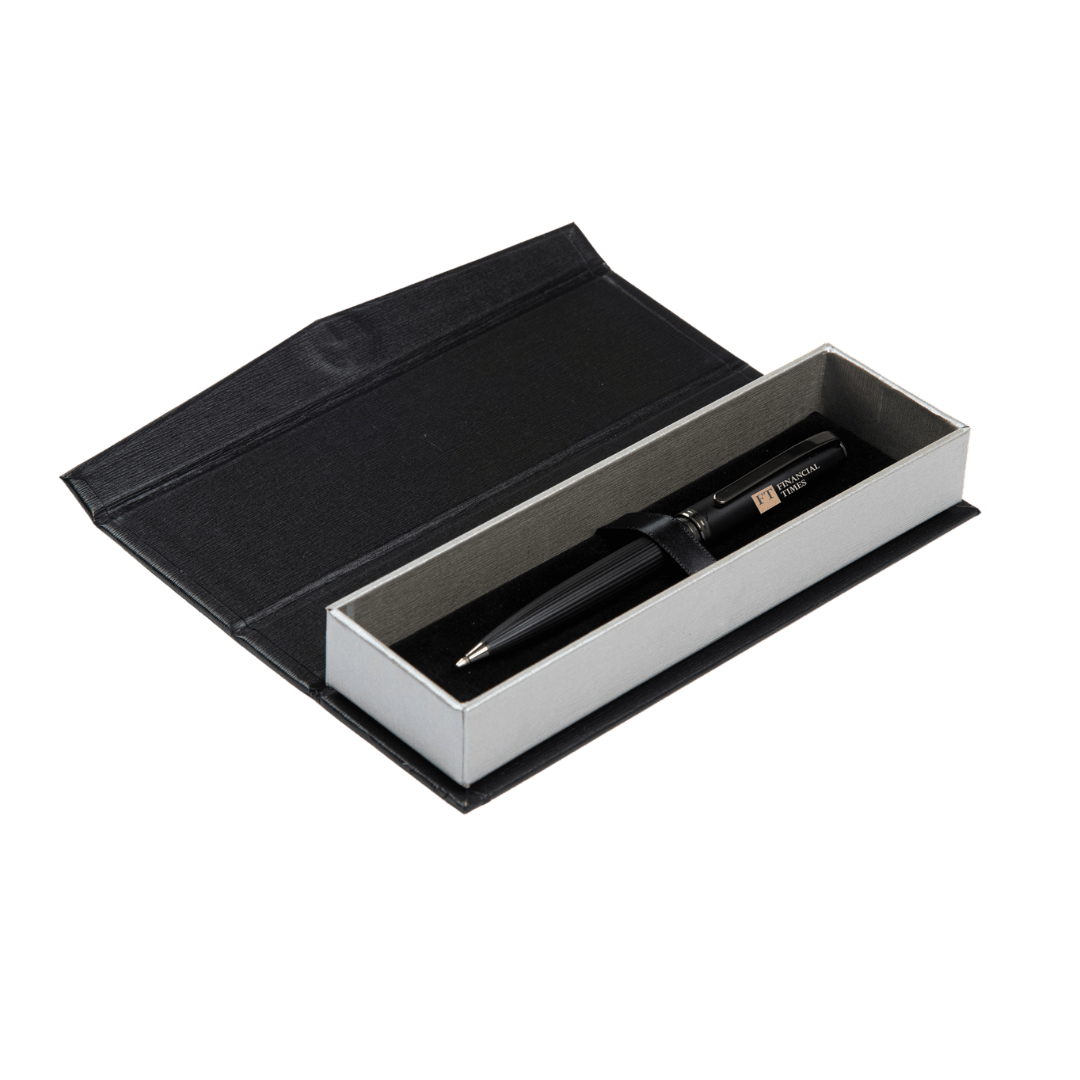 Financial Times Pen & Manilla Gift Box