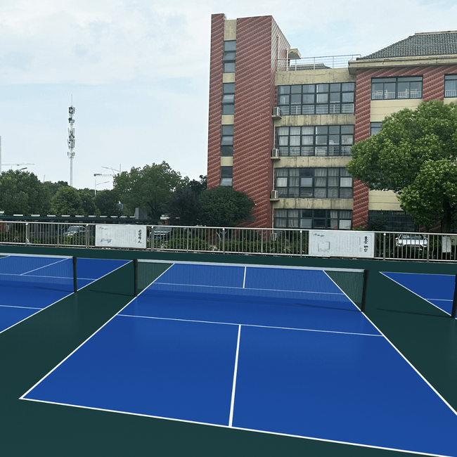 Outdoor-Rollout-Vinyl-Pickleballfeld (inkl. Installationszubehör) 9m x 18m