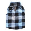 Ropa para mascotas con estampado de cuadros
