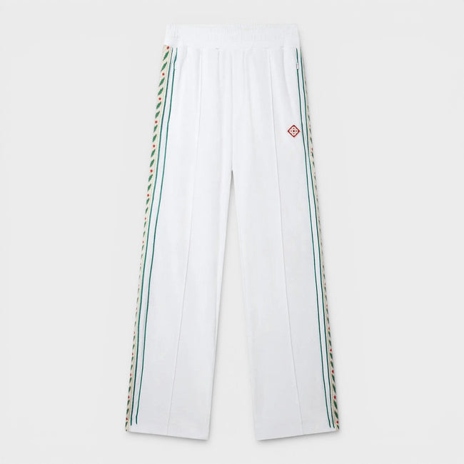 Pantalón de chándal Laurel de terciopelo modal blanco