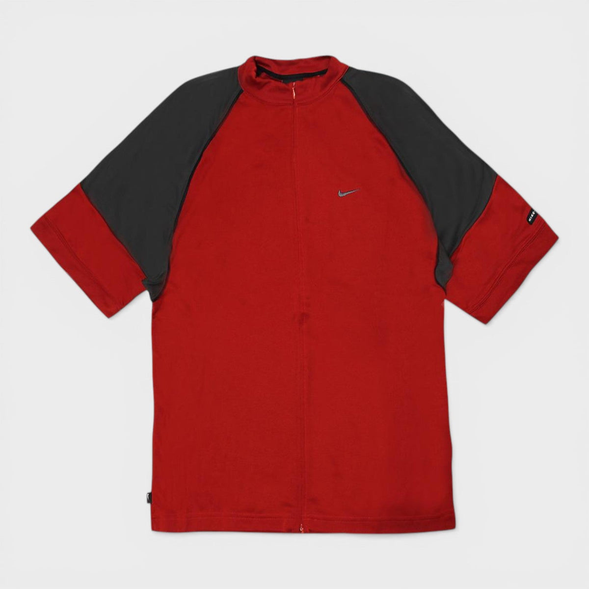 Agassi Zip Up T-Shirt Kids Red Black