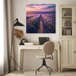 Lavender Sunset Fields Canvas