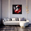 Santa's Melancholy Christmas Canvas