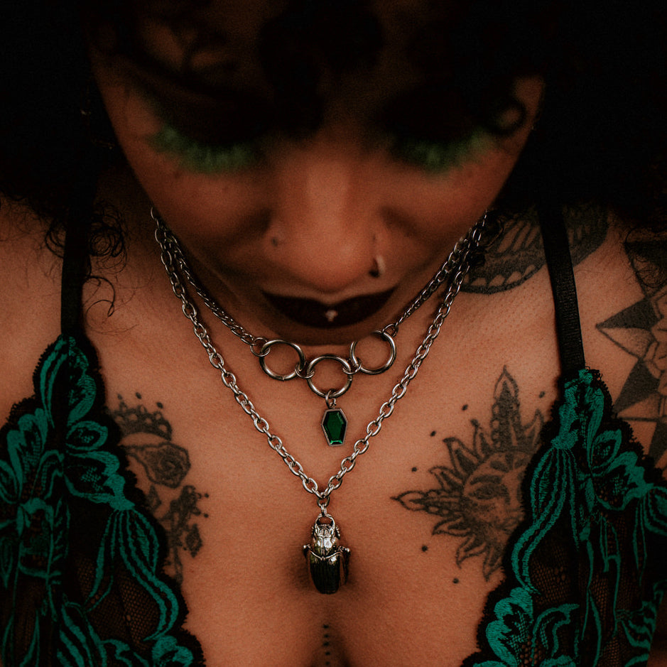 Beetle Necklace