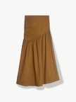 Gathered Maxi skirt Organic cotton – Hilda | No More Nobody