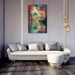 Planetary Leaves Canvas