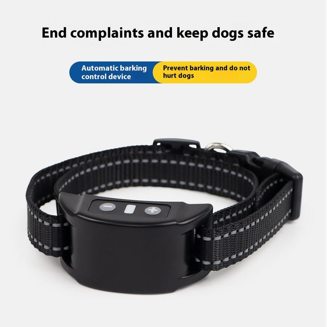 New Smart Bark Stopper Pet Dog Automatic Collar Waterproof Rainy Day Can Be Worn