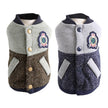 Baseball coat pet two-legged clothes