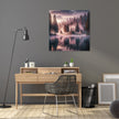 Dawn Lakeside Retreat Canvas