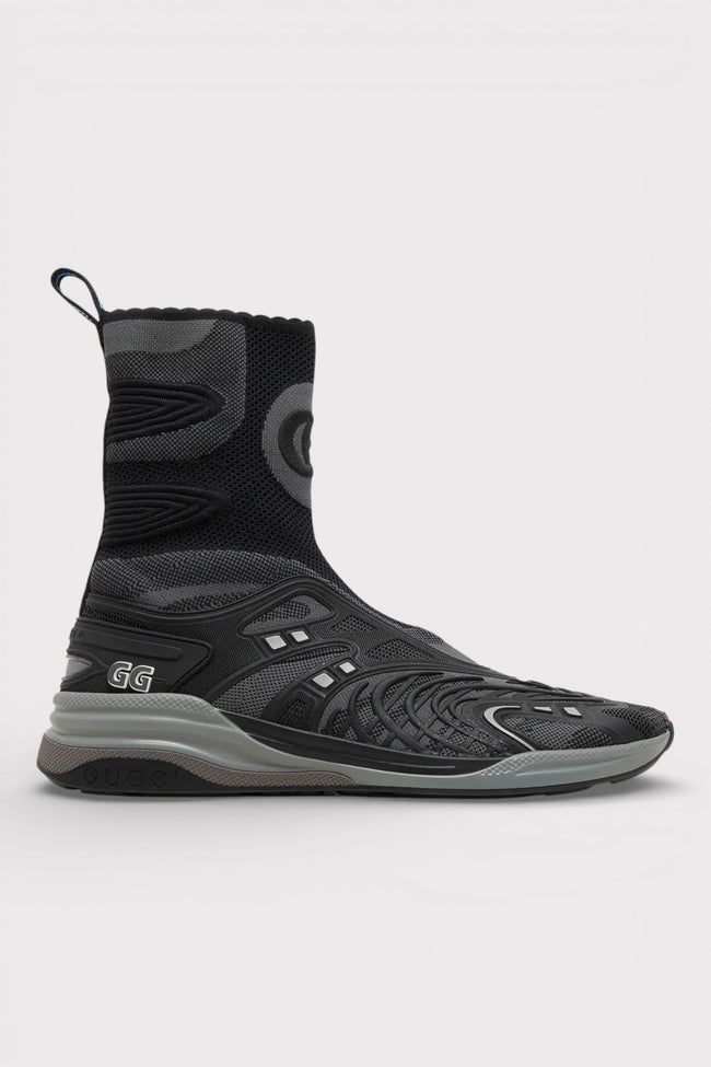 Gucci Ultrapace R Mid černo-šedé