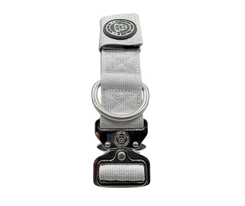 4cm Nylon BTactical™ Tracker Collar | Misty Grey