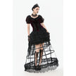 Dark in Love Isolde Velvet & Lace Puff Sleeve Bolero