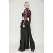 Dark in Love Phoenix Black Slit Metal Long Skirt
