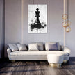 Chessboard Contemplation Canvas