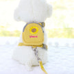Korean Embroidered Pet Backpack Leash Chest Strap