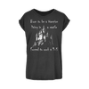 Born to be a Vampire Women's Extended Shoulder T-Shirt XS-5XL