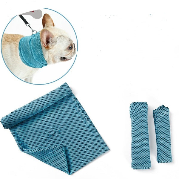 Suministros de Collar de Lucha contra la Ley Toalla Triangular Refrigerante Verano Golpe de Calor Gato Ganado Británico Mascota Bufanda Fresca