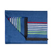 Navy Fine Stripe Bamboo Scarf