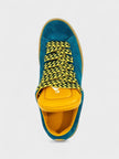 Lanvin x Future Hyper Curb Suede Sneakers Blue