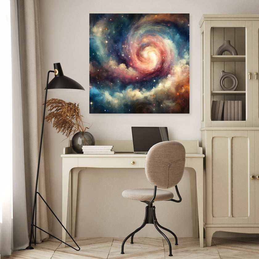 Galactic Swirls Canvas