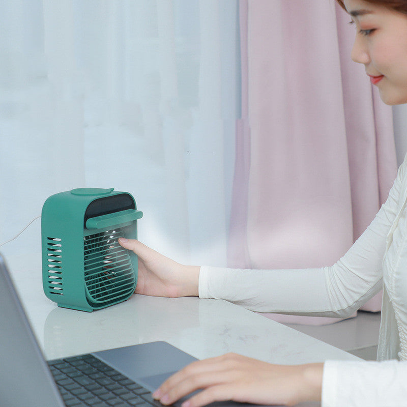 Ventilador de Aire Acondicionado de Escritorio, Ventilador de Pulverización de Agua