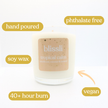 tropical calm – elderflower, coconut & caramel 220g soy candle