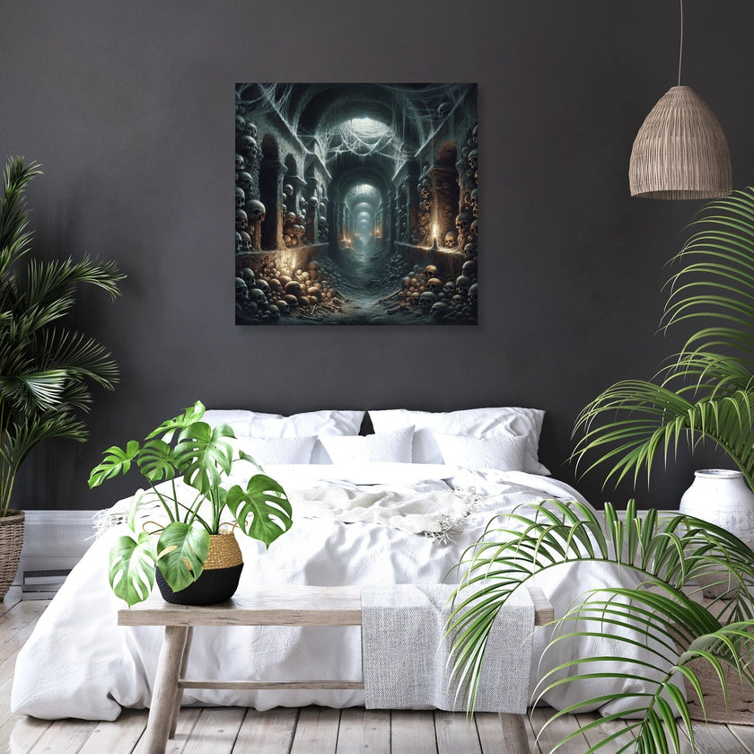 Catacombs Beneath the City Canvas