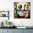 High Tea in Veggie Land Canvas
