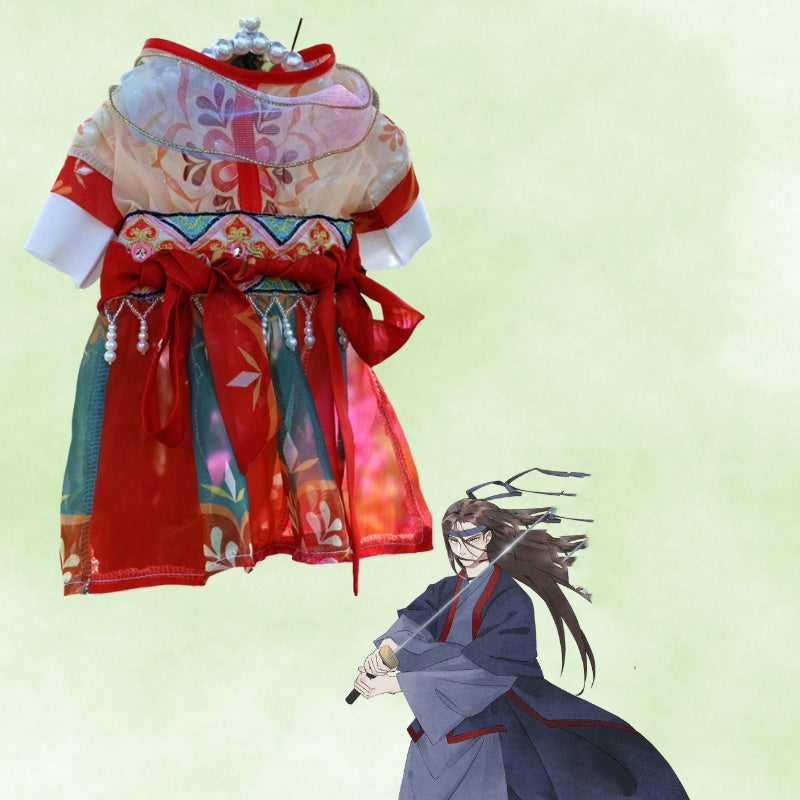 Cat Hanfu Clothes Pet Summer Thin Section