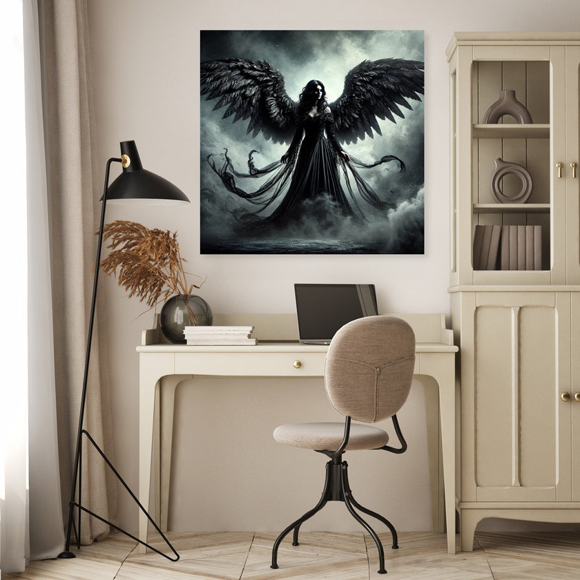 Gothic Angel of Darkness Canvas