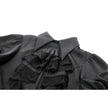 Dark in Love Viktoria Lace Ruffle Gothic Blouse in Black