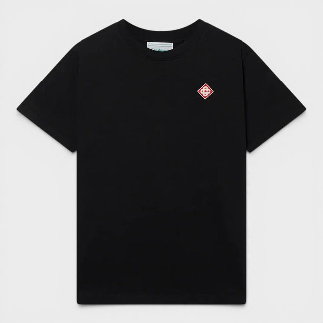 Diamond Logo Patch T-Shirt Black