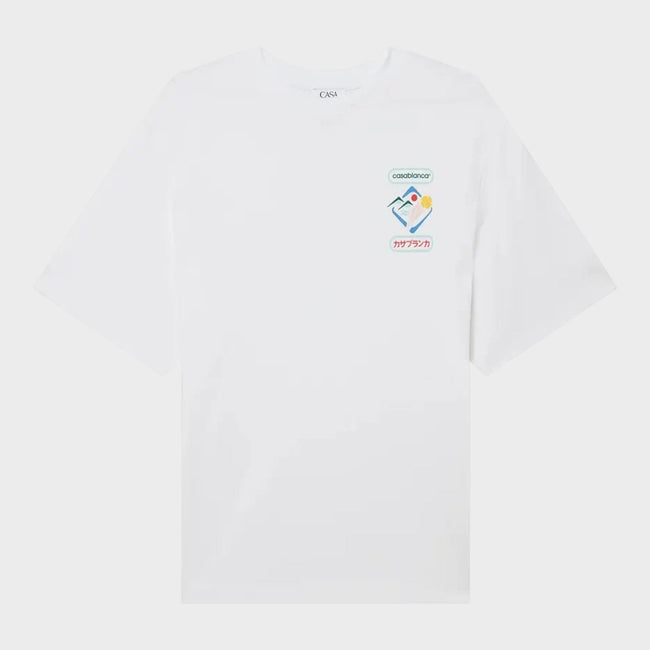 Montagne Sportif Oversized T-Shirt White