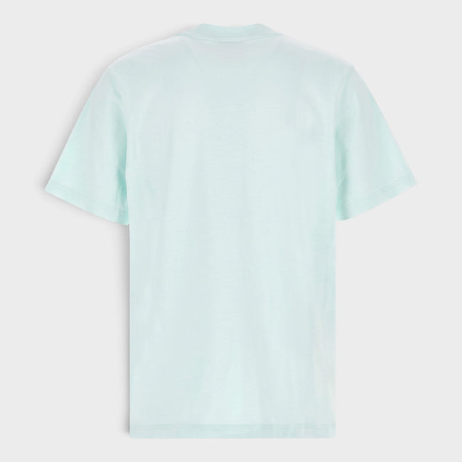 Camiseta Manga Pelota de Tenis Azul Claro