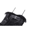 Dark in Love Harriet Punk Shiny PU Leather Layered Dress