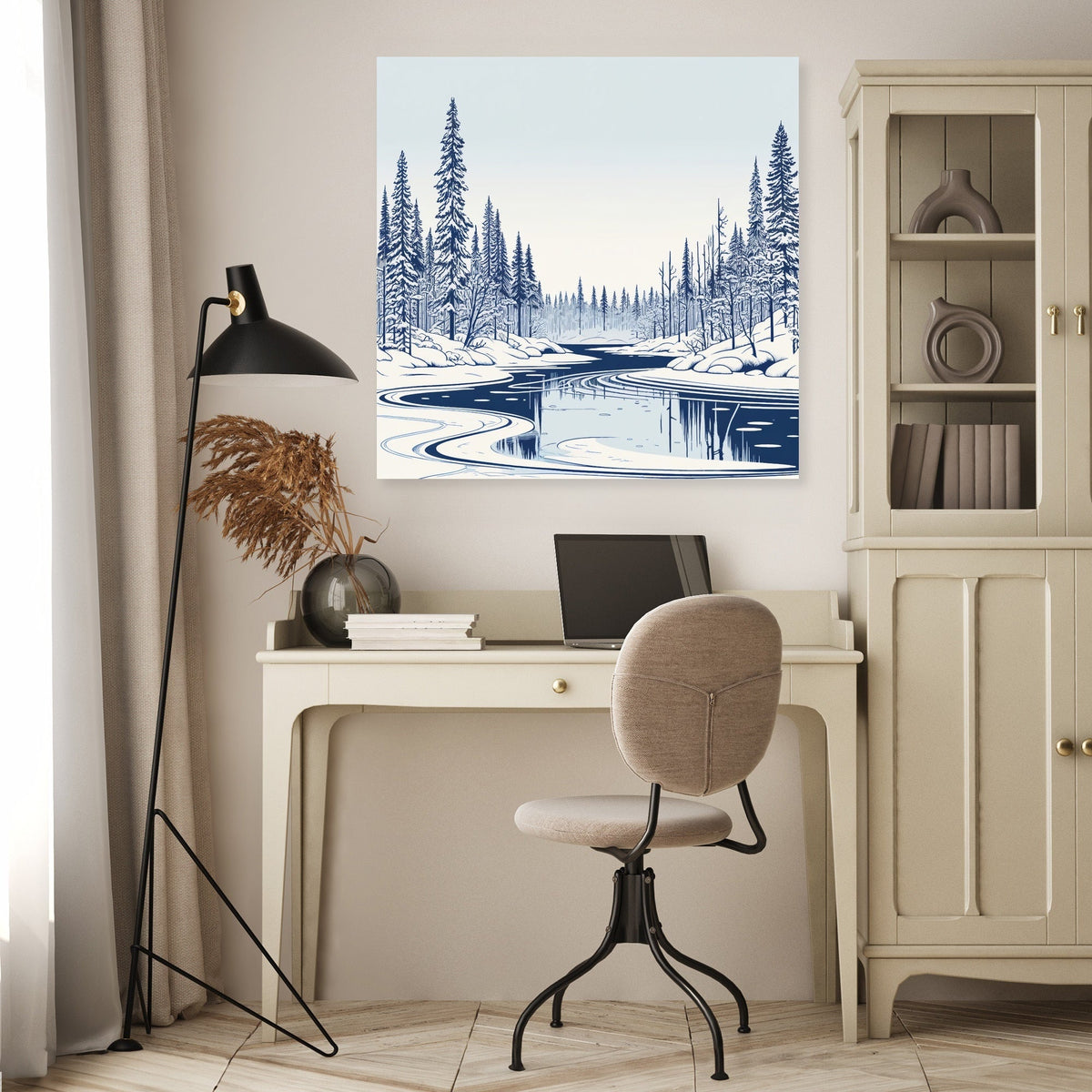 Lapland Winter Serenity Canvas