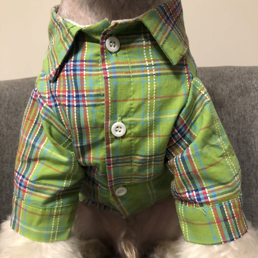Fadou Schnauzer Teddy Corgi Small and Medium Dog Cat Pet Clothes Jacket
