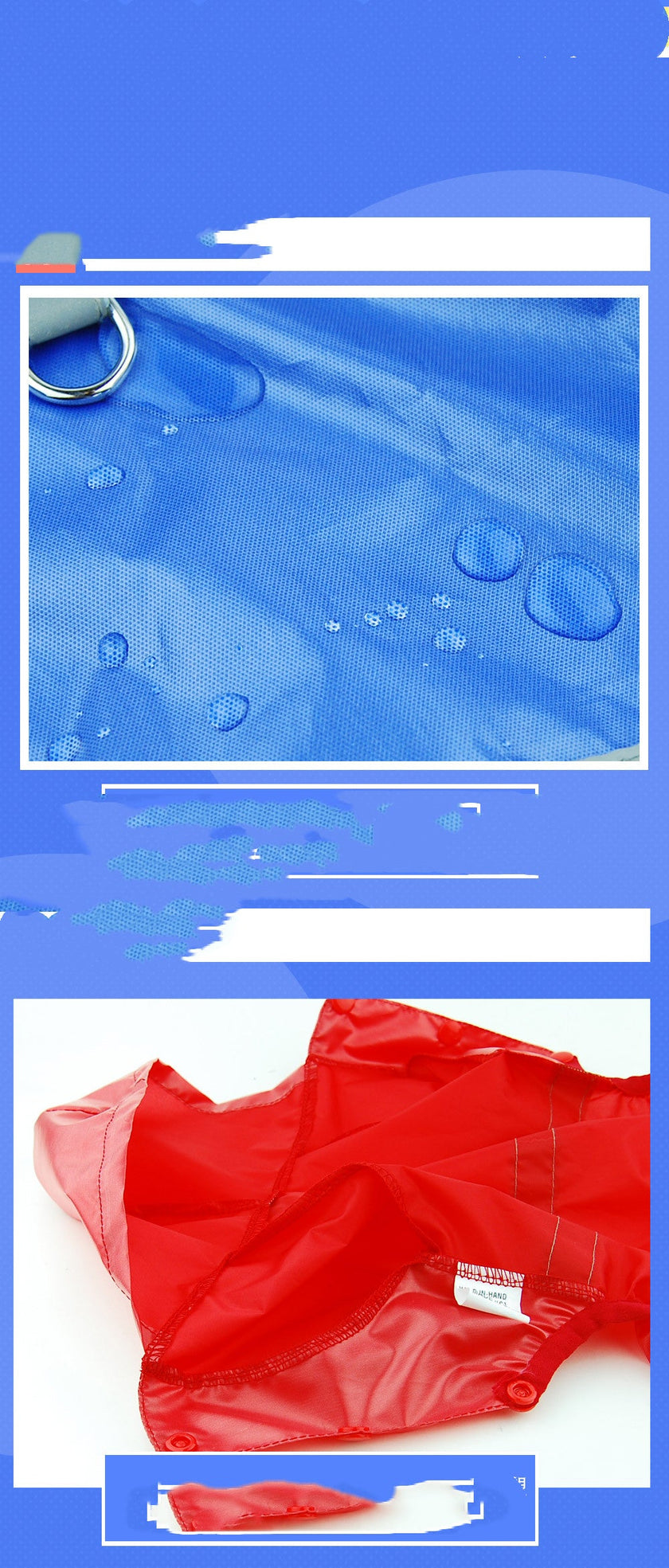 Pet Waterproof Raincoat Reflective Double Breathable Boxer Jumpsuit