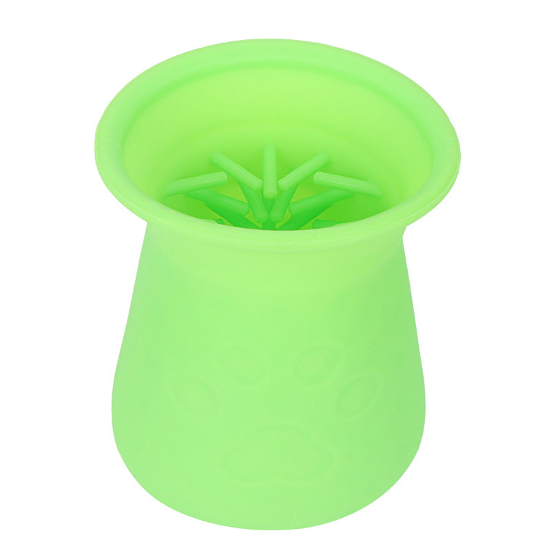 Pet Cleaning Daily Necessities Outing Portable Silicone Foot Washing Cup